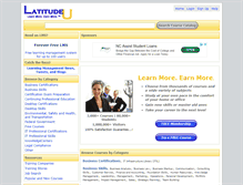 Tablet Screenshot of latitudeu.com
