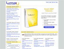 Tablet Screenshot of excel-2007-tutorial.latitudeu.com
